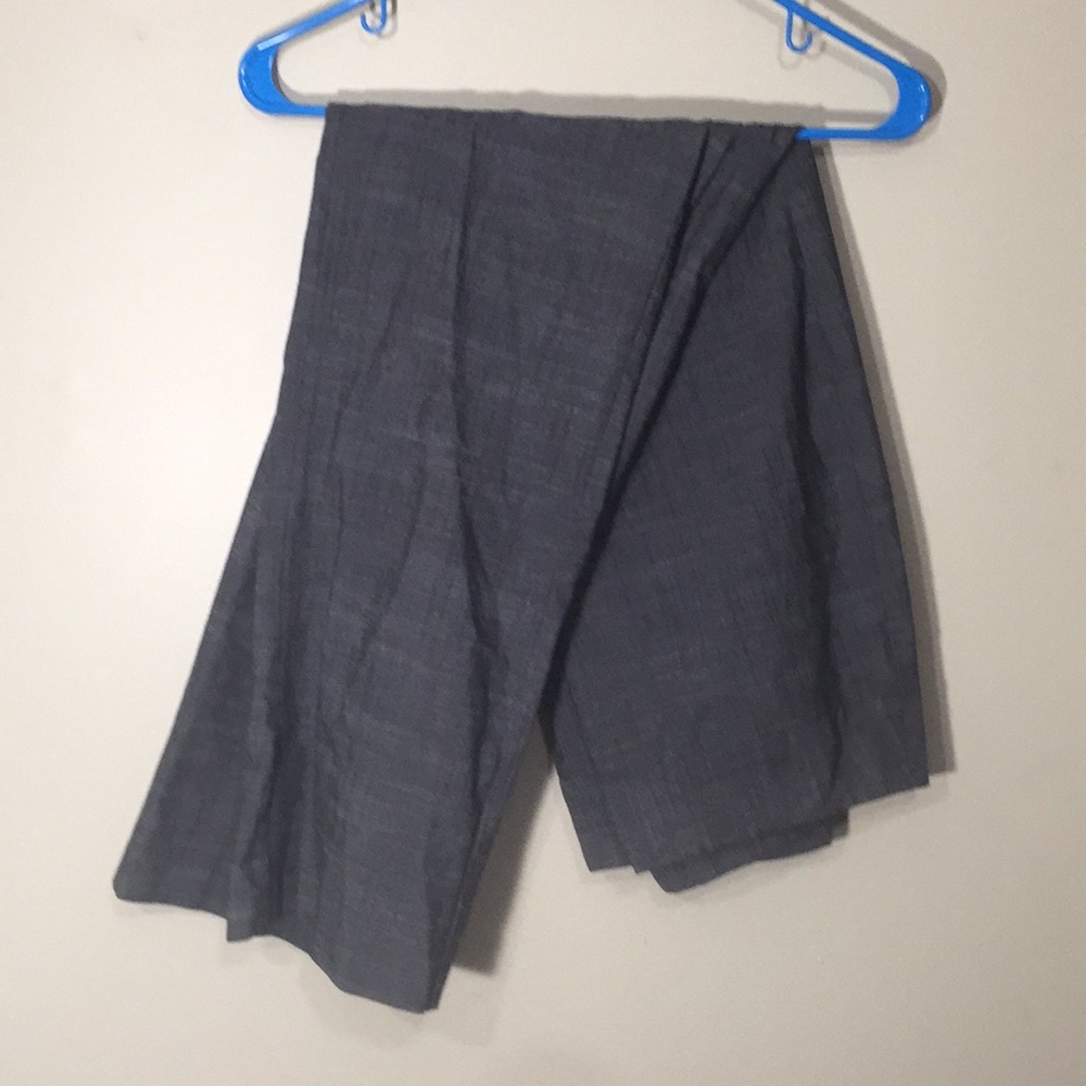 Dark gray like new dress pants, straight leg